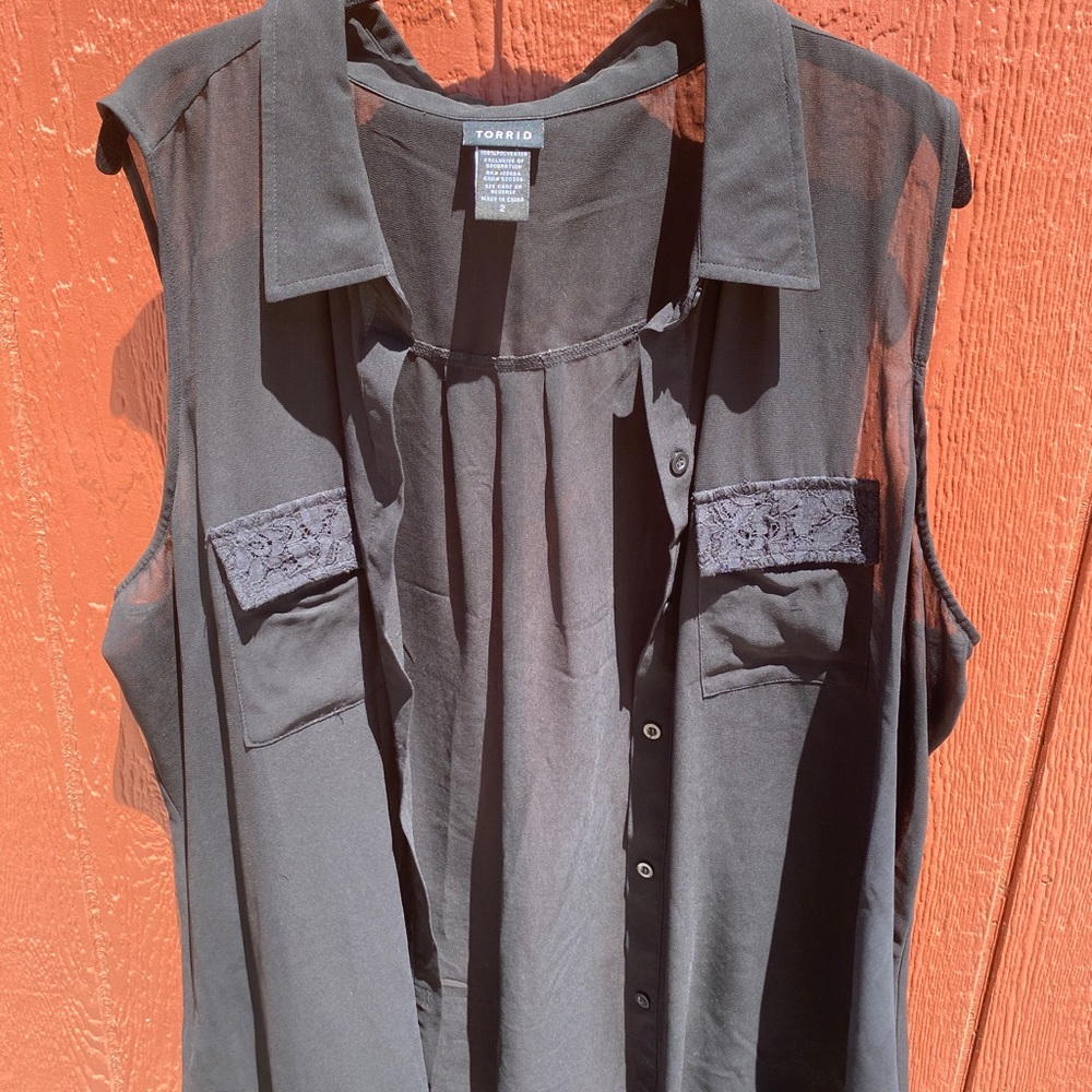 Mesh Button front Top